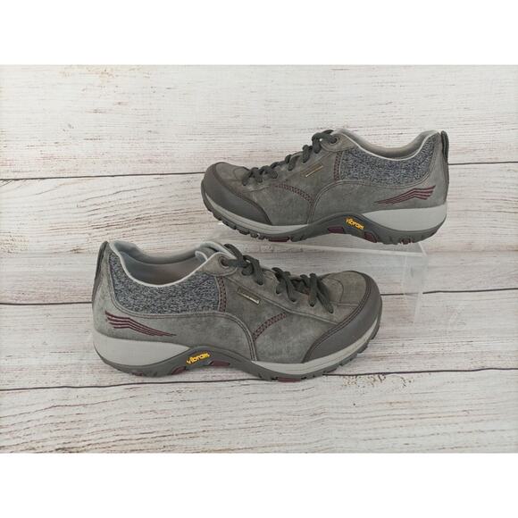 Dansko Womens Sz 36 (US6) Paisley Waterproof Walking Shoes Gray - Picture 1 of 9